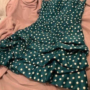 Elegant Polka Dot Dress